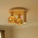 Ztahl Deckenleuchte Riva 3-Licht Ø 35 cm Quarz Ztahl Deckenleuchte Riva 3-Licht Ø 35 cm Quarz