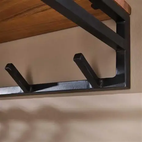 Ylumen Kleiderständer Custom B 100 cm H 17 cm Akazie schwarz Ylumen Kleiderständer Custom B 100 cm H 17 cm Akazie schwarz