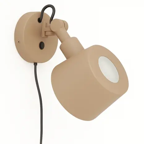 Freelight Wandleuchte Sovrano kurz L 33 cm beige