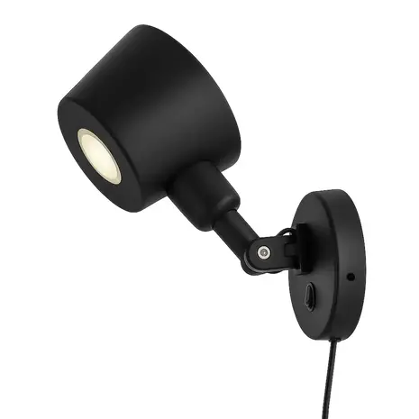 Freelight Wandleuchte Sovrano kurz L 33 cm schwarz