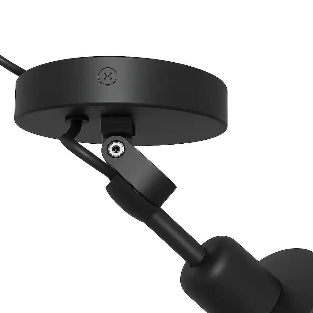 Freelight Wandleuchte Sovrano kurz L 33 cm schwarz