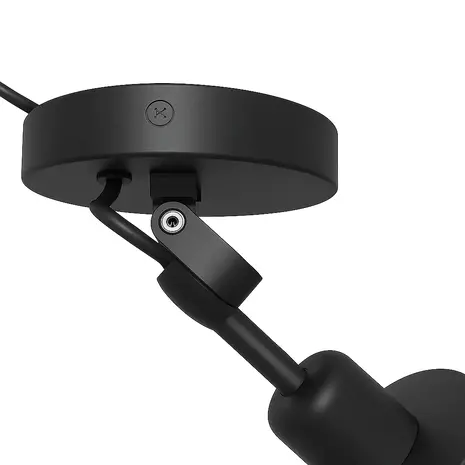 Freelight Wandleuchte Sovrano kurz L 33 cm schwarz