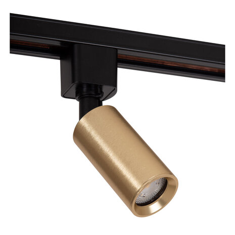 Lucide TRACK RITMO Trackspot - 1-phasiges Schienensystem / Schienenbeleuchtung - 1xGU10-MR11 - Mattgold / Messing (Verlängerung)