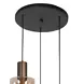 Highlight Hängeleuchte Marrone 3 Licht Ø 30 cm Bronze Highlight Hängeleuchte Marrone 3 Licht Ø 30 cm Bronze