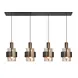 Highlight Hängeleuchte Marrone 4 Licht L 110 cm Bronze Highlight Hängeleuchte Marrone 4 Licht L 110 cm Bronze