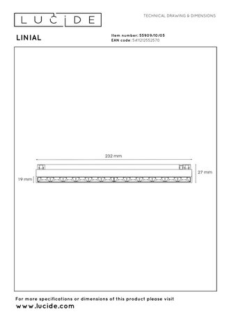 Lucide Premium LINIAL XENIA Schienenspot – 1-phasiges Schienensystem/Schienenbeleuchtung – LED – Champagner