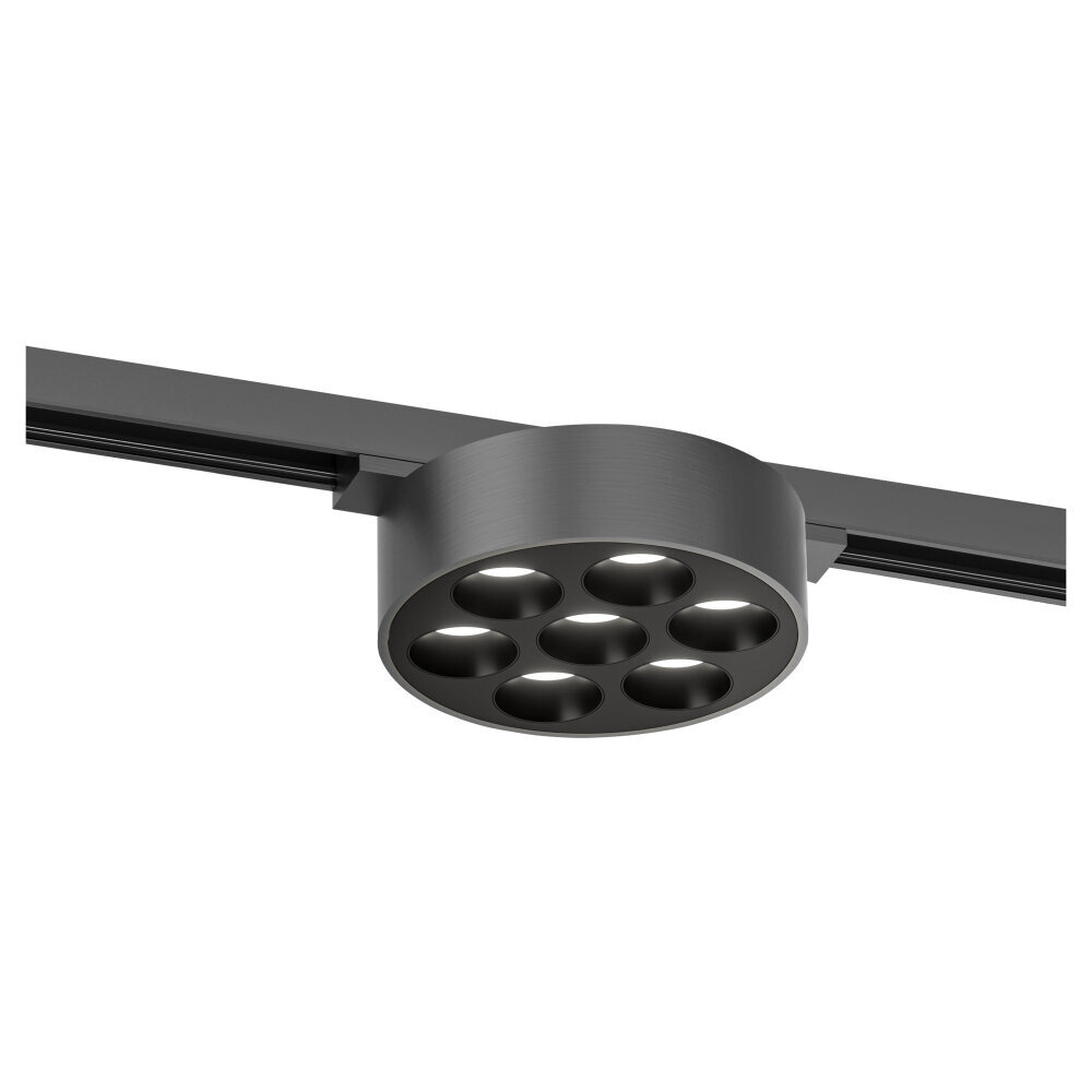 Lucide Premium LINIAL XAVI Schienenspot – 1-phasiges Schienensystem/Schienenbeleuchtung – LED – Mattschwarzes Chrom