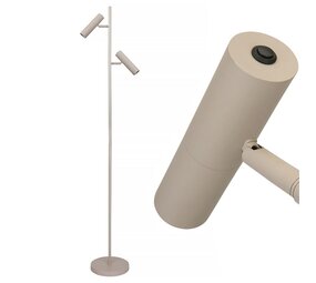 Freelight Stehleuchte Undici 2 Licht H 150 cm beige