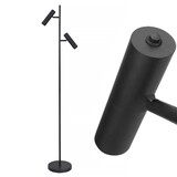 Freelight Stehleuchte Undici 2 Licht H 150 cm schwarz