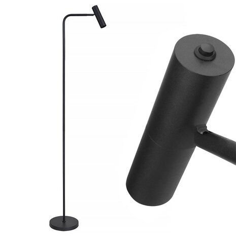 Freelight Stehleuchte Undici 1 Licht H 135 cm schwarz Freelight Stehleuchte Undici 1 Licht H 135 cm schwarz