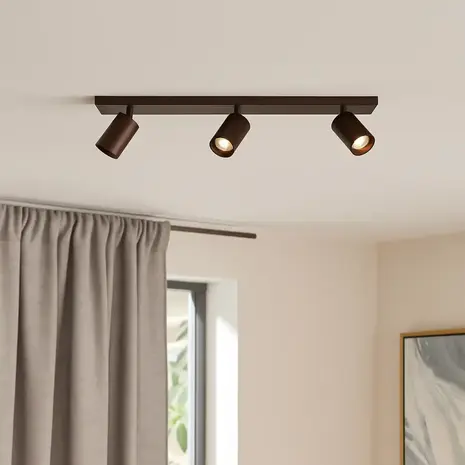 Highlight Spot Mila 3-flammig L 65 cm kakao