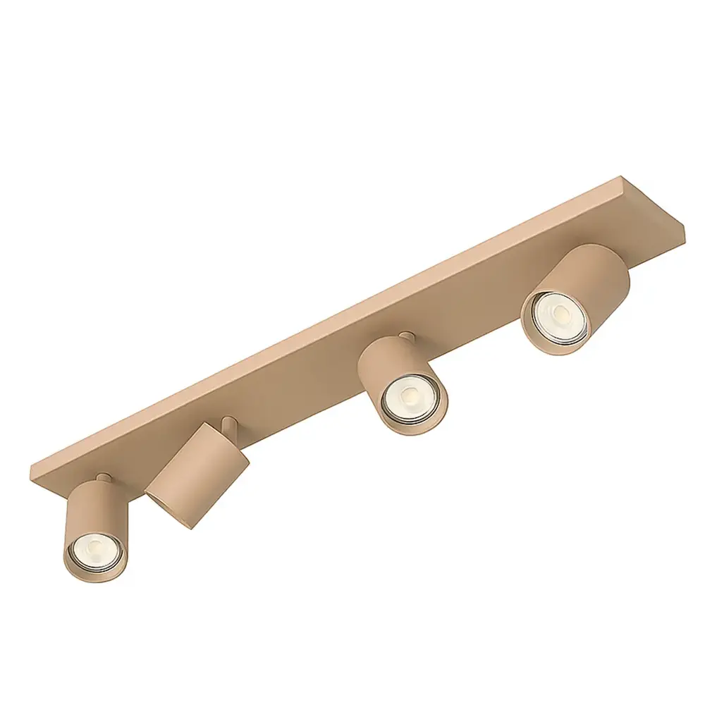 Highlight Spot Mila 4-flammig L 90 cm beige