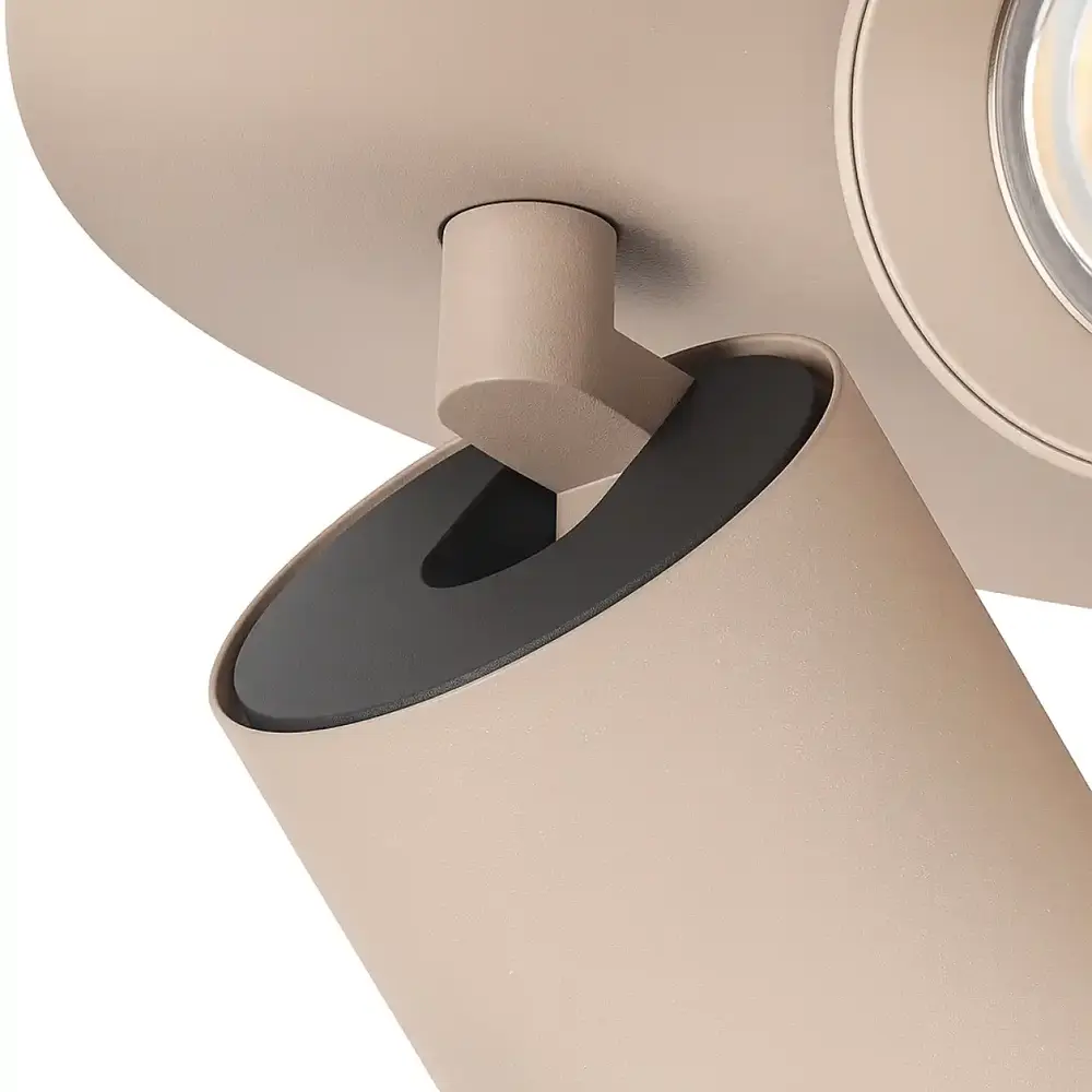 Highlight Spot Mila 2-flammig L 40 cm beige