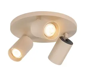 Highlight Spot Mila 3-flammig Ø 25 cm beige Highlight Spot Mila 3-flammig Ø 25 cm beige