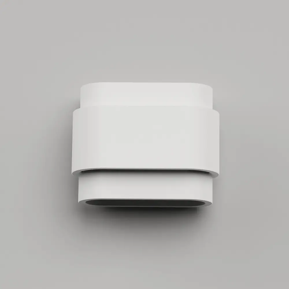 Artdelight Wandleuchte Metz L 20 cm Gips weiß Artdelight Wandleuchte Metz L 20 cm Gips weiß