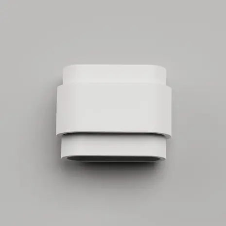 Artdelight Wandleuchte Metz L 20 cm Gips weiß Artdelight Wandleuchte Metz L 20 cm Gips weiß