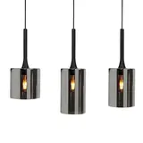 Highlight Hängeleuchte Diverso 6-fach L 110 cm schwarz Highlight Hängeleuchte Diverso 6-fach L 110 cm schwarz
