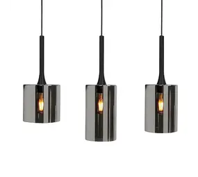 Highlight Hängeleuchte Diverso 6-fach L 110 cm schwarz Highlight Hängeleuchte Diverso 6-fach L 110 cm schwarz