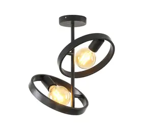 Ylumen Deckenleuchte Hover L 42 cm Schwarz Ylumen Deckenleuchte Hover L 42 cm Schwarz