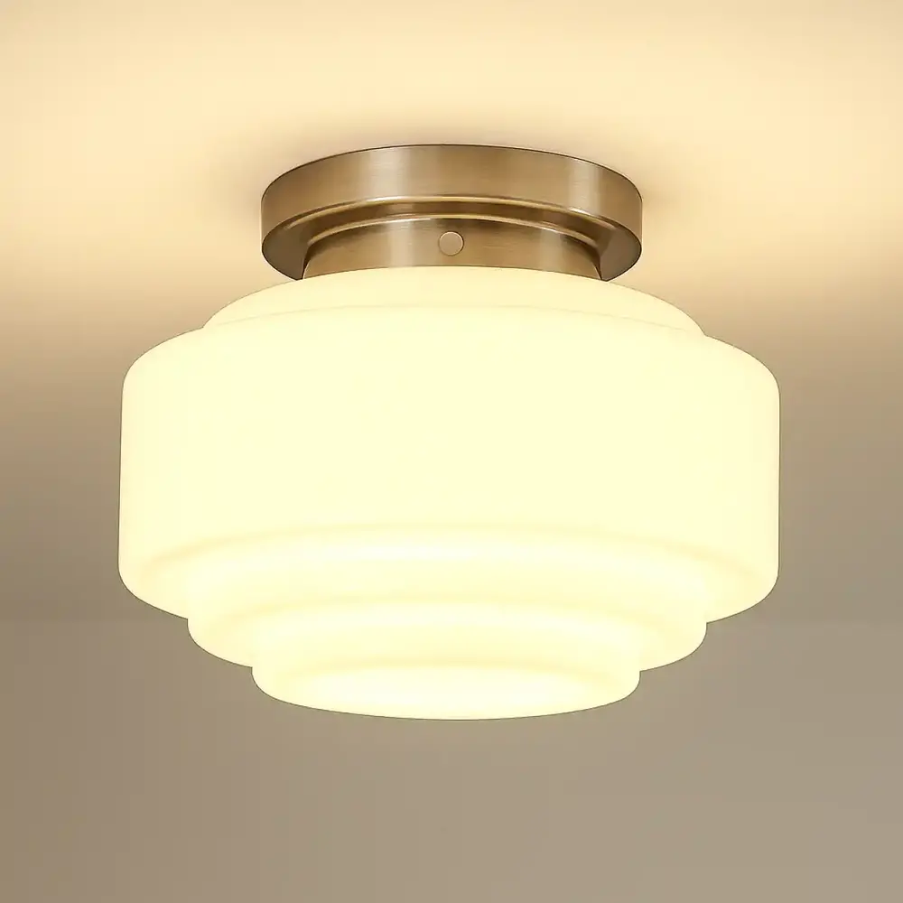 Highlight Deco Cambridge Deckenleuchte Ø 30 cm weiß