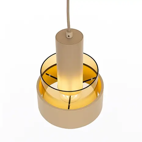 Highlight Hängelampe Marrone 1-flammig Ø 18 cm beige Highlight Hängelampe Marrone 1-flammig Ø 18 cm beige