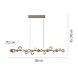 Neuhaus PURE Hängelampe E-Popup XL e-Lift L 180 cm Champagner Neuhaus PURE Hängelampe E-Popup XL e-Lift L 180 cm Champagner