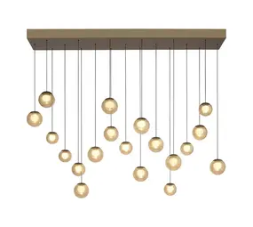 Neuhaus PURE Hängelampe Popup 19-flammig L 150 cm Komfortlift Champagner Neuhaus PURE Hängelampe Popup 19-flammig L 150 cm Komfortlift Champagner