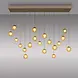 Neuhaus PURE Hängelampe Popup 19-flammig L 150 cm Komfortlift Champagner Neuhaus PURE Hängelampe Popup 19-flammig L 150 cm Komfortlift Champagner