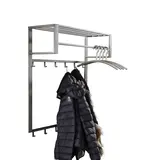 Ylumen Industrie-Garderobe, hoch, B 80 cm, H 89 cm, grau Ylumen Industrie-Garderobe, hoch, B 80 cm, H 89 cm, grau