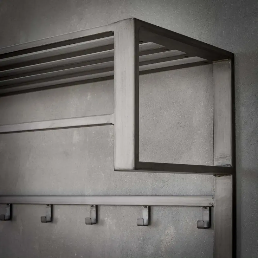 Ylumen Industrie-Garderobe, hoch, B 80 cm, H 89 cm, grau