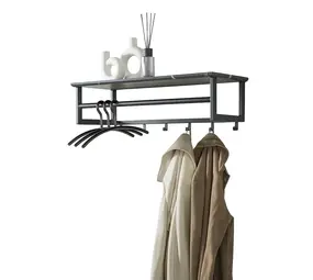 Ylumen Kleiderständer Tenaro B 80 cm H 24 cm Marmor Schwarz Ylumen Kleiderständer Tenaro B 80 cm H 24 cm Marmor Schwarz