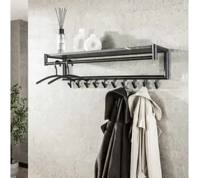 Ylumen Kleiderständer Tenaro B 100 cm H 30 cm Marmor Schwarz Ylumen Kleiderständer Tenaro B 100 cm H 30 cm Marmor Schwarz