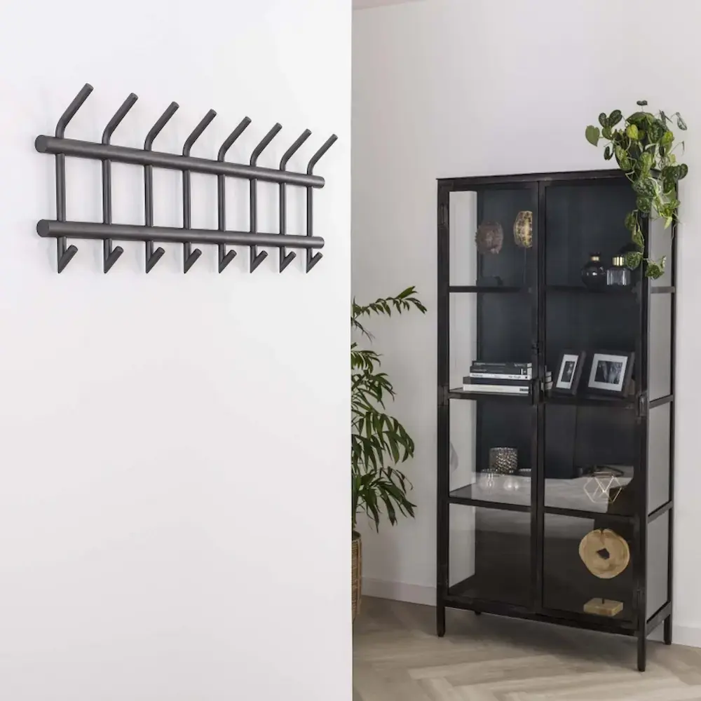 Ylumen Kleiderständer Tubo B 90 cm H 34 cm Schwarz Ylumen Kleiderständer Tubo B 90 cm H 34 cm Schwarz