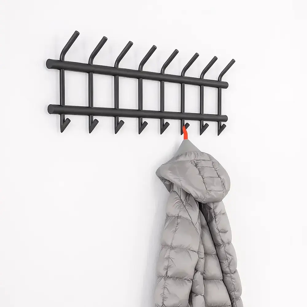 Ylumen Kleiderständer Tubo B 90 cm H 34 cm Schwarz Ylumen Kleiderständer Tubo B 90 cm H 34 cm Schwarz