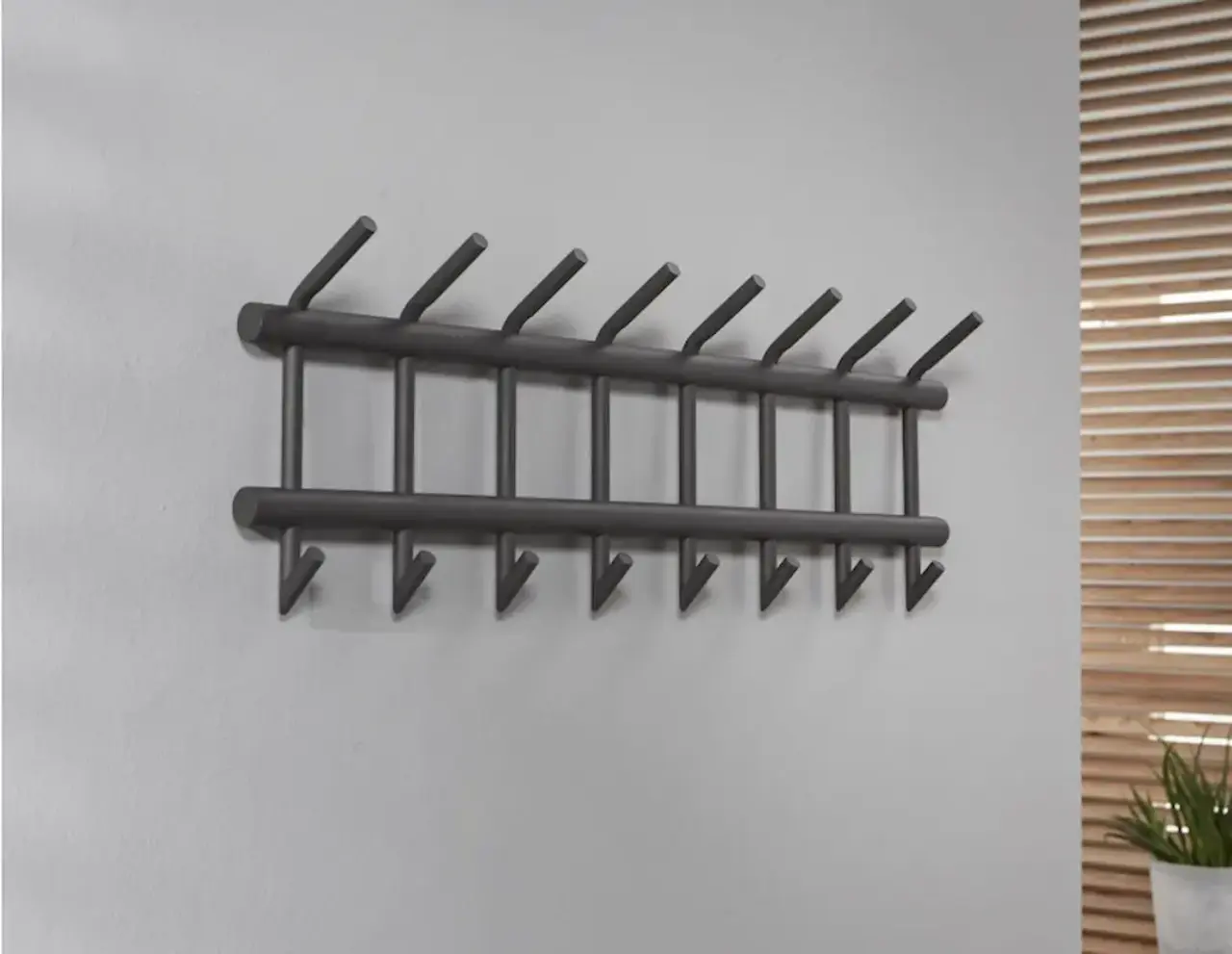 Ylumen Kleiderständer Tubo B 90 cm H 34 cm Schwarz Ylumen Kleiderständer Tubo B 90 cm H 34 cm Schwarz