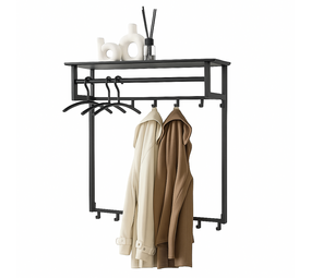 Ylumen Kleiderständer Tenaro B 80 cm H 90 cm Marmor Schwarz Ylumen Kleiderständer Tenaro B 80 cm H 90 cm Marmor Schwarz