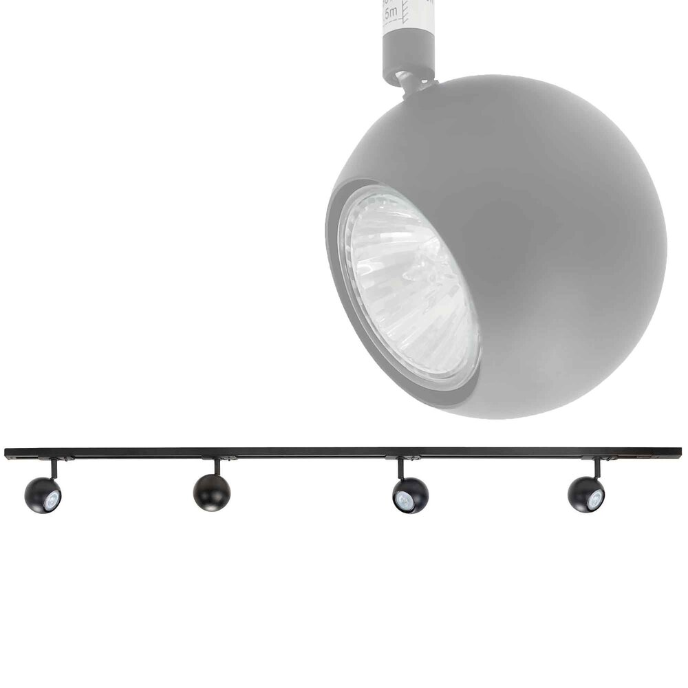 Highlight Schiene 143,5 cm Spurweite schwarz Highlight Schiene 143,5 cm Spurweite schwarz