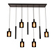 LAMBRES - Hanglamp - 6xE27 - Zwart | Vibes LAMBRES - Hanglamp - 6xE27 - Zwart | Vibes
