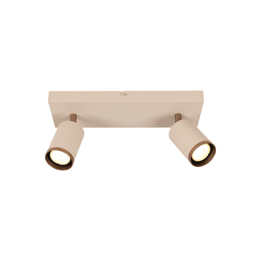 Lucide REGINA – Deckenstrahler – 2xGU10 – Taupe | Essential