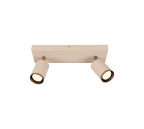 Lucide REGINA – Deckenstrahler – 2xGU10 – Taupe | Essential Lucide REGINA – Deckenstrahler – 2xGU10 – Taupe | Essential