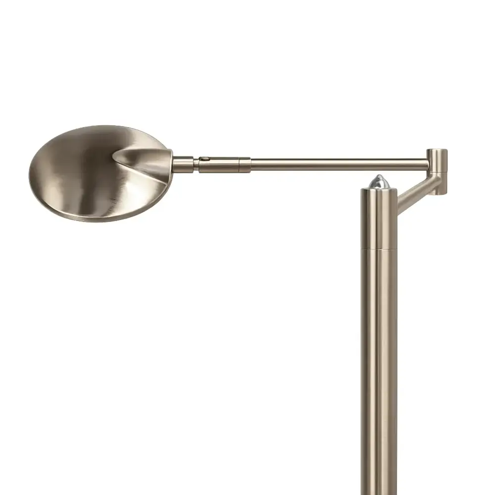 Freelight Stehleuchte Piattino H 120 cm 3-stufig dimmbar matt verchromt