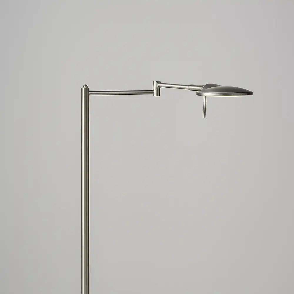 Freelight Stehleuchte Piattino H 120 cm 3-stufig dimmbar matt verchromt Freelight Stehleuchte Piattino H 120 cm 3-stufig dimmbar matt verchromt