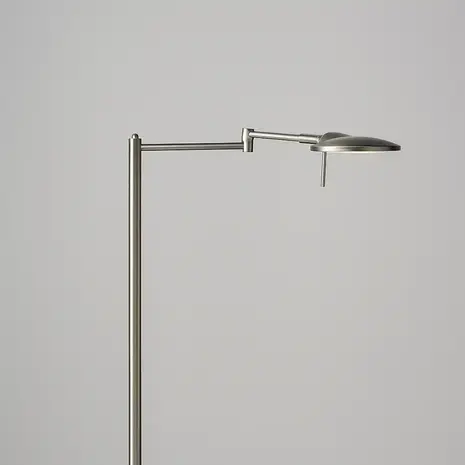 Freelight Stehleuchte Piattino H 120 cm 3-stufig dimmbar matt verchromt Freelight Stehleuchte Piattino H 120 cm 3-stufig dimmbar matt verchromt