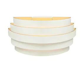 Highlight Wandleuchte Scudo B 25 cm Weißgold Highlight Wandleuchte Scudo B 25 cm Weißgold