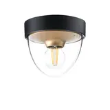Nowodvorski Außenlampe Nook Ø 18 cm gold schwarz Nowodvorski Außenlampe Nook Ø 18 cm gold schwarz