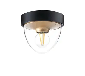 Nowodvorski Außenlampe Nook Ø 18 cm gold schwarz Nowodvorski Außenlampe Nook Ø 18 cm gold schwarz