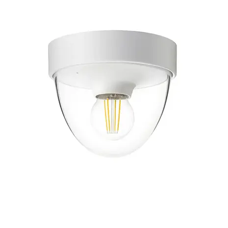 Nowodvorski Außenlampe Nook Ø 18 cm weiß