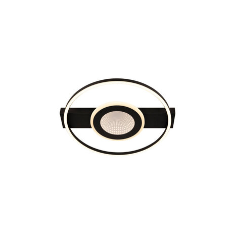 Lucide MARCIA – Deckenleuchte – LED 3 StepDim – 1x32W 2700K – Schwarz | Essential