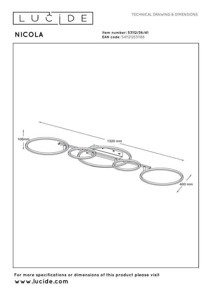Lucide NICOLA – Deckenleuchte – LED – CCT – 1x37W 2700K/4000K – Taupe | Essential Lucide NICOLA – Deckenleuchte – LED – CCT – 1x37W 2700K/4000K – Taupe | Essential