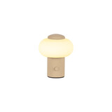 Lucide GUSTAV – Wiederaufladbare Tischlampe – Akku/Batterie – Ø 8 cm – LED dimmbar – 1x0,8 W 2700 K – Beige | Essential